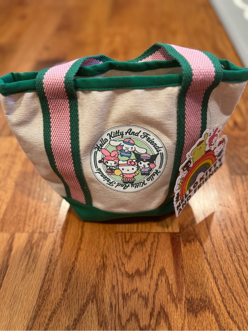 NWT Hello Kitty & Friends Mini Canvas Tote Bag